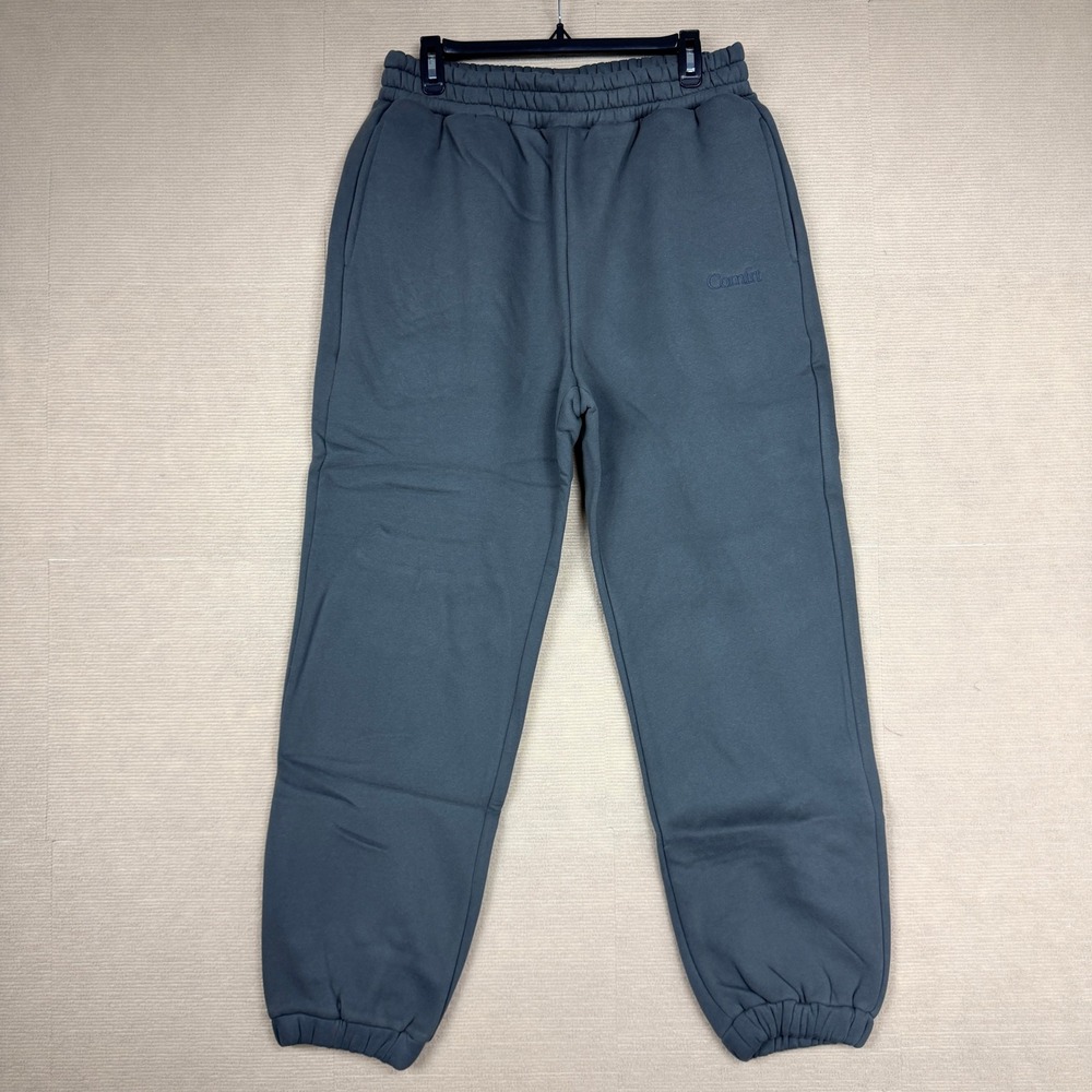 Comfrt Unisex Relaxed Fit Sweatpants Steel Grey Fleece Joggers Minimalist